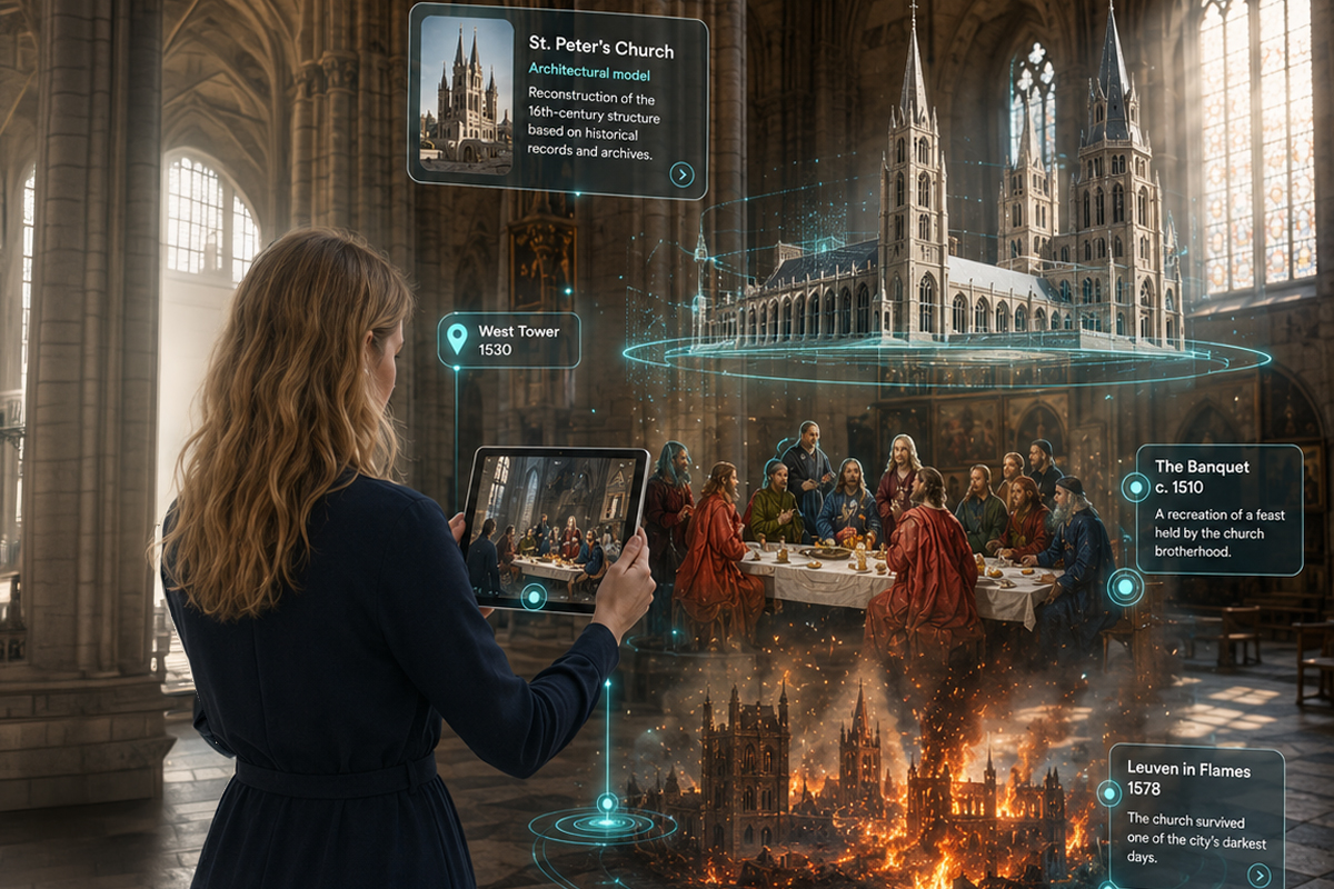 Leuven Museum mixed reality church tour