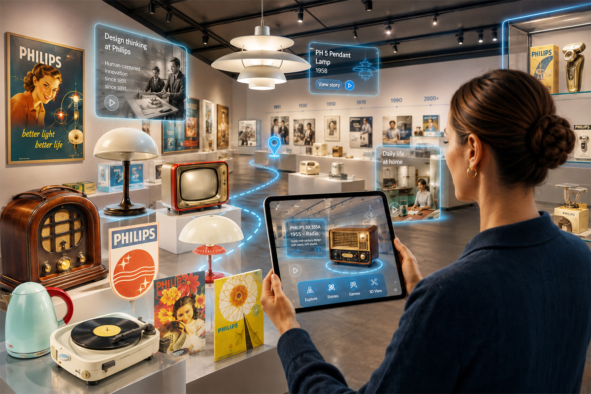 Philips AR museum design tour